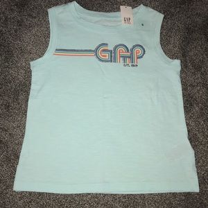 NWT Girls S 3/4 Length Tank Top Gap Kids Rainbow